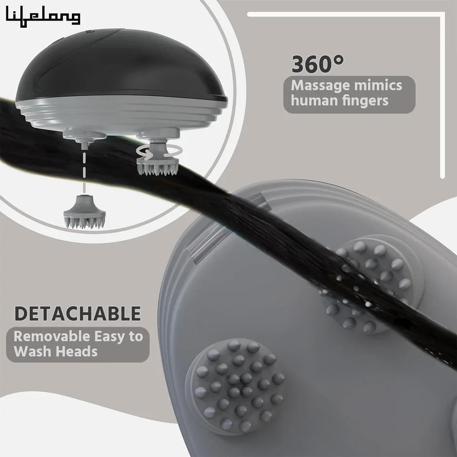 Rechargeable Waterproof Scalp Massager™ – Relax, Refresh & Rejuvenate