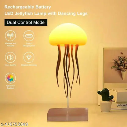 ✨ Ocean Glow™ Jellyfish Lamp – RGB Rechargeable Night Light